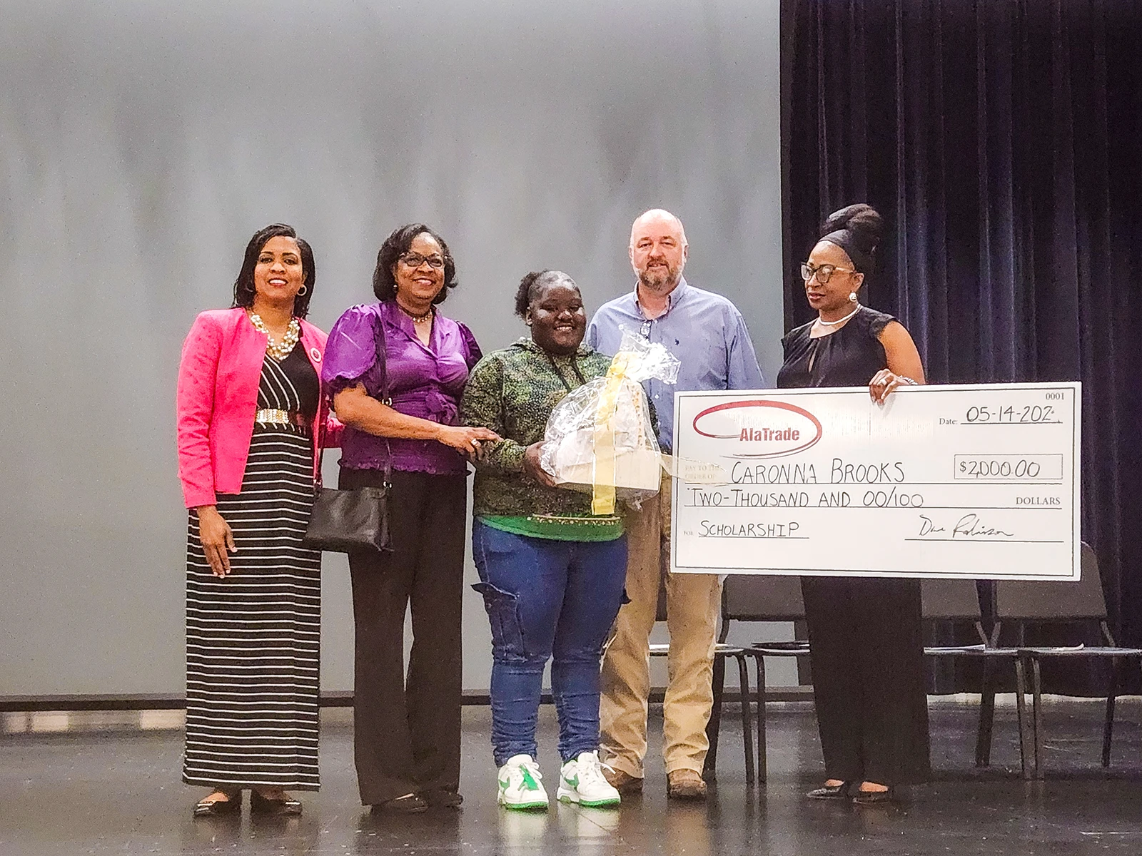 Alatrade awards scholarship to Caronna Brooks